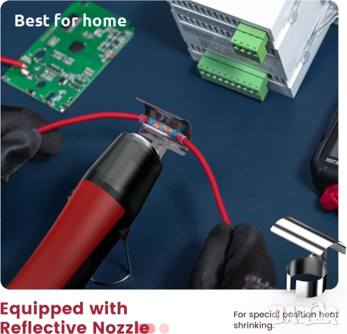 KAIWEETS 450W Мини пистолет за горещ въздух KEH01, снимка 6 - Други инструменти - 52321085