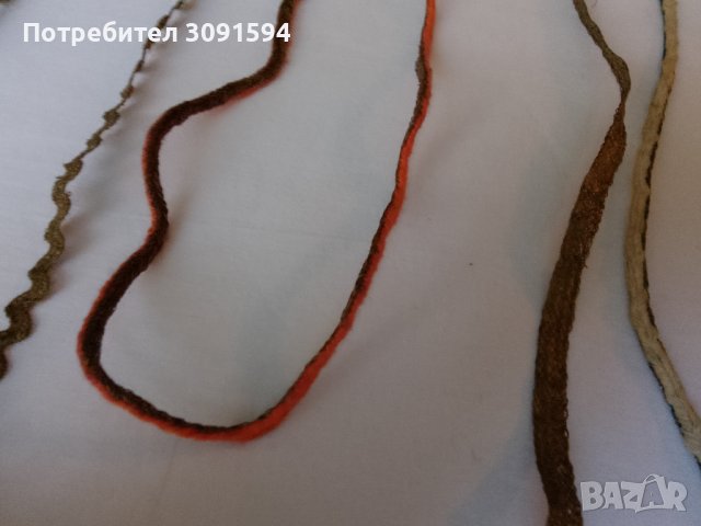 1890г- френски златни метални оплетка, галон, дантела, снимка 12 - Антикварни и старинни предмети - 40791798