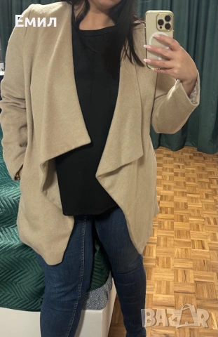 Бежово палто на Dorothy Perkins, снимка 5 - Палта, манта - 38943836