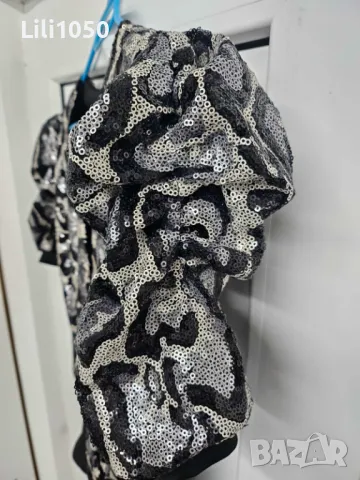 БОДИ С БУФАН РЪКАВ 29DESIRES, снимка 3 - Корсети, бюстиета, топове - 47956071