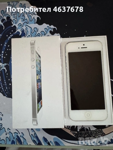 iPhone 5 16GB – перфектно състояние, iOS 10.2.1, с оригинална кутия