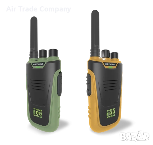 Детска радиостанция уоки токи Kidywolf Walkie-Talki, 2 бр., снимка 4 - Други - 52826904