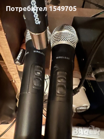 Безжични микрофони, снимка 2 - Микрофони - 51962751
