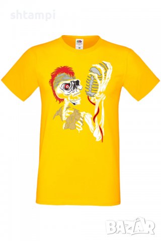 Мъжка тениска Sceleton singer,Изненада,Повод,Подарък,Празник, снимка 2 - Тениски - 37652711