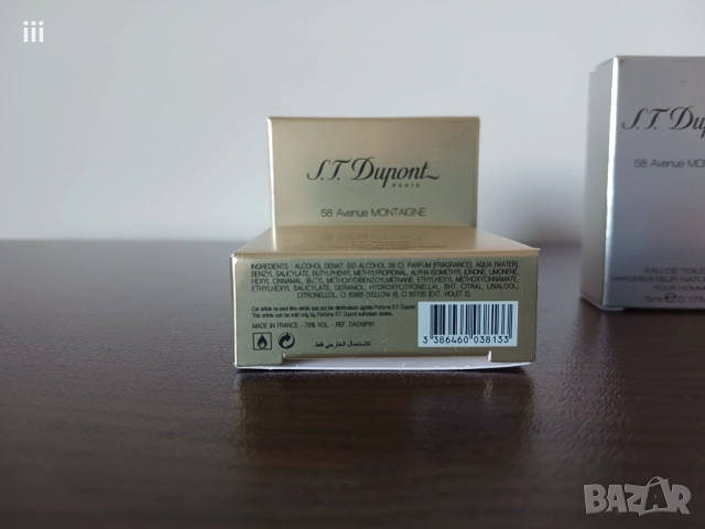 Нови мини парфюми S.T.Dupont 58 Avenue Montaigne - 5ml - за жени, снимка 3 - Дамски парфюми - 52493723