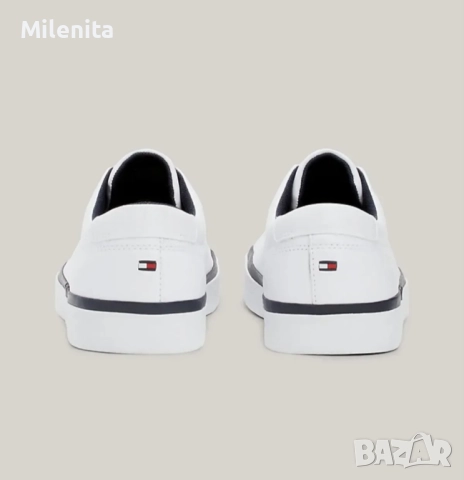 ТОП оферта! Нови оригинални Tommy Hilfiger кожа н.43, снимка 6 - Маратонки - 51618751