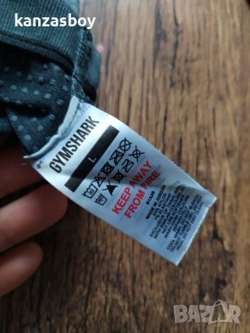 Gymshark Vital Seamless 2.0 Leggings - Strong Grey - дамски фитнес клин L КАТО НОВ , снимка 9 - Клинове - 54156289