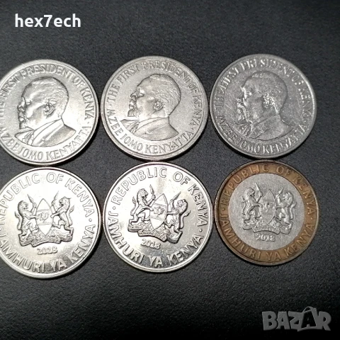 ❤️ ⭐ Лот монети Кения 6 броя ⭐ ❤️, снимка 2 - Нумизматика и бонистика - 44598464