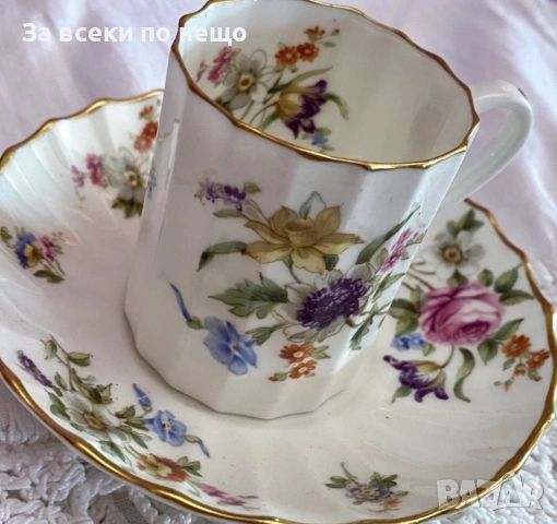 Royal Worcester England  1944 “Roanoke” Код P2209, снимка 8 - Антикварни и старинни предмети - 54210765
