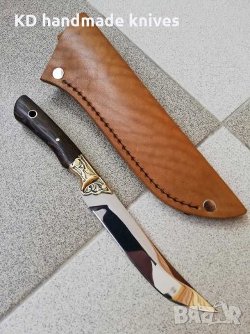 Ръчно изработен ловен нож от марка KD handmade knives ловни ножове, снимка 8 - Сафари почивки - 30284361