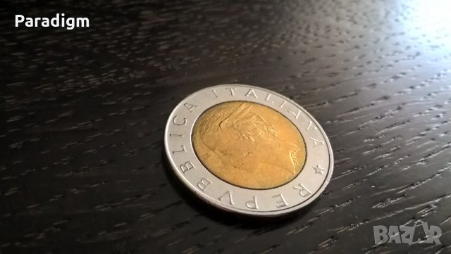 Монета - Италия - 500 лири | 1997г., снимка 2 - Нумизматика и бонистика - 31619180