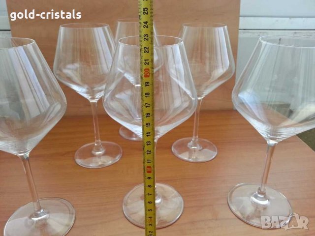  кристални чаши маркирани , снимка 2 - Чаши - 31273571