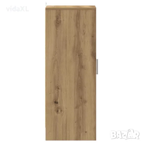 vidaXL Шкаф за обувки, дъб артизан, 32x35x92 см, инженерно дърво, снимка 5 - Шкафове - 56148192