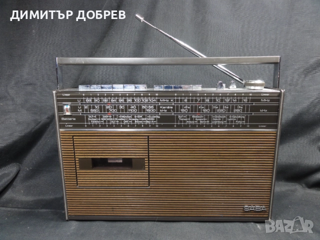 СТАР РЕТРО РАДИО КАСЕТОФОН SABA RCR 354 GERMANY