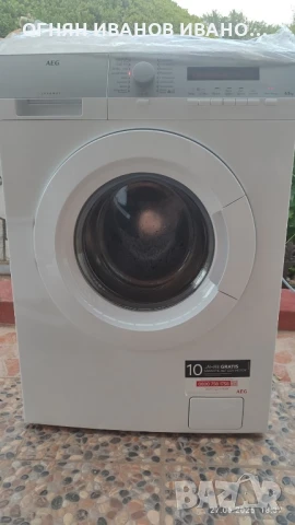 AEG slim пералня, 6.5 kg, A+++ганация, снимка 2 - Перални - 50858834