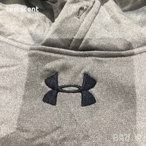 Мъжки спортен пуловер/суичър Under Armour Browning Bucks XL XLarge Grey сив лъскав, снимка 6 - Суичъри - 52967733