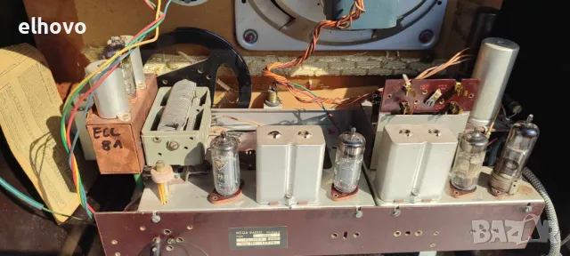 Старо лампово радио Wega Herold 54, снимка 10 - Антикварни и старинни предмети - 49807309