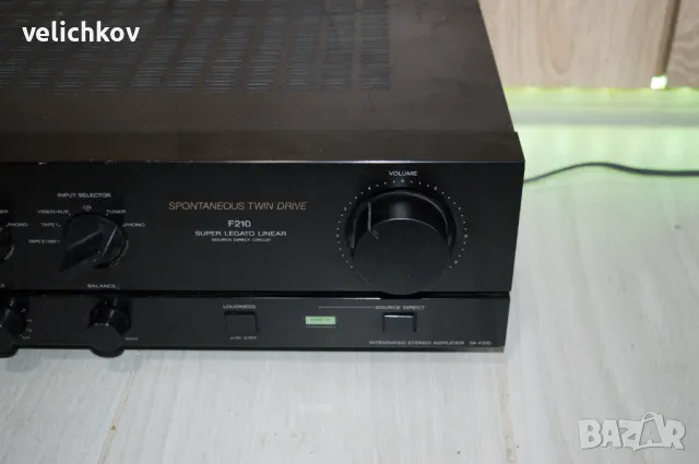 Усилвател Sony F210, снимка 3 - Ресийвъри, усилватели, смесителни пултове - 48409233