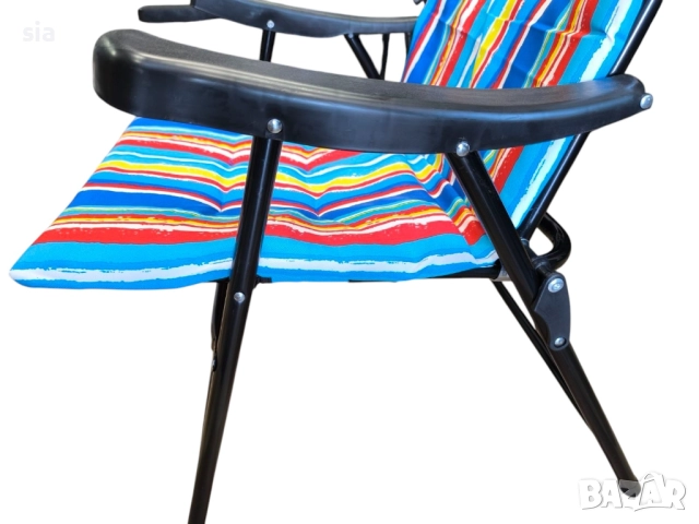 Сгъваем стол с подглавник/ възглавница, снимка 3 - Къмпинг мебели - 51602979