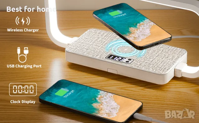 Мултифункционална лампа със зарядно и грижа за очите Azonee, снимка 11 - Настолни лампи - 48371419