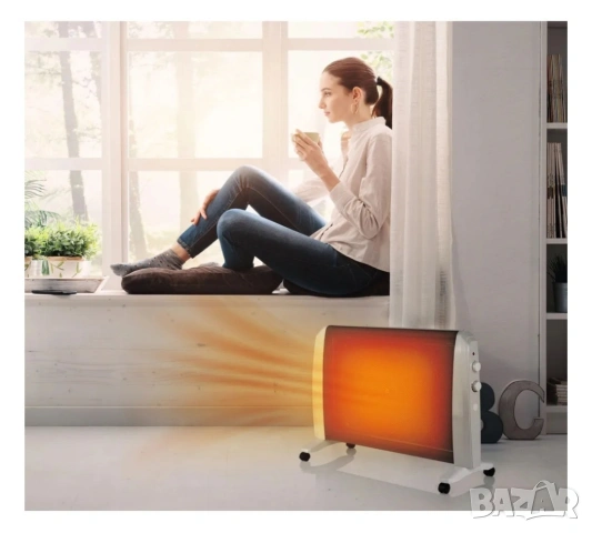 Конвектор с термостат 2000W, MAXXMEE, снимка 8 - Отоплителни печки - 53990026