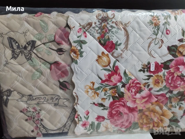 Двулицеви кувертюри/шалтета , снимка 2 - Покривки за легло - 51048816