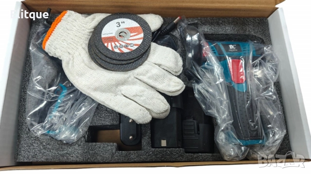 Професионален акумулаторен комплект 2 в 1 – Винтоверт и Ъглошлайф с литиева батерия, снимка 2 - Друга електроника - 52689023