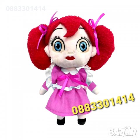 Хъги Лъги кукла момиче Poppy playtime Huggy Wuggy Girl Doll Kissy Missy , снимка 4 - Плюшени играчки - 37299618