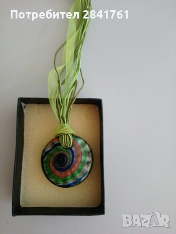 Колие от епоксидна смола , снимка 3 - Колиета, медальони, синджири - 37960532