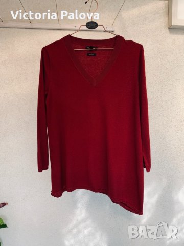 Асиметрична блуза MASSIMO DUTTI коприна и памук, снимка 5 - Блузи с дълъг ръкав и пуловери - 34559219