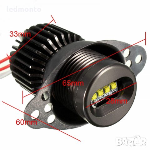 Ангелски очи BMW E90 E91 фейслифт 2009 до 2011 angel eyes bmw E90 E91, снимка 6 - Аксесоари и консумативи - 30380782