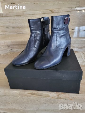 Massimo Dutti - Боти естествена кожа, снимка 2 - Дамски боти - 38734657