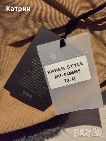 Уникално съчетан дамски комплект от 3 части- риза, панталон и мини чанта, М р-р, снимка 13 - Комплекти - 42193490