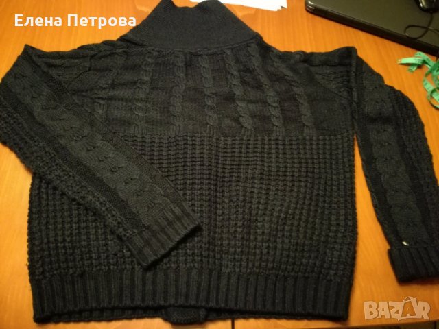 Черна жилетка Ла Редут размер 162, снимка 2 - Детски пуловери и жилетки - 29905733