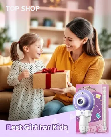 Нова Детска 1080P HD селфи камера, подарък за момичета 3-9 г. играчка, снимка 8 - Конструктори - 49265164