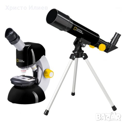Комплект Телескоп и Микроскоп National Geographic, снимка 1 - Образователни игри - 44415325