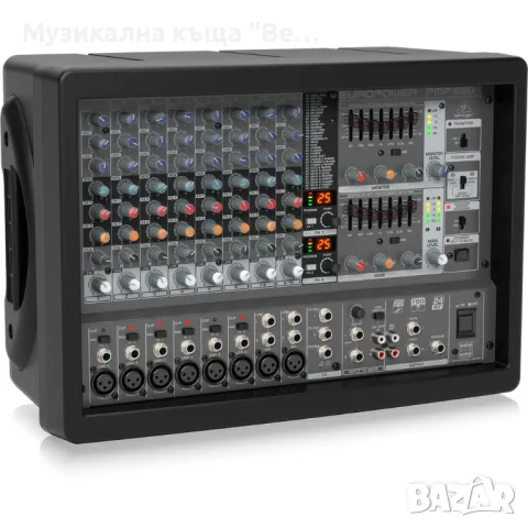 Миксер с вграден усилвател 6 моно + 2 стерео Behringer PMP1680S, снимка 2 - Други - 50257677