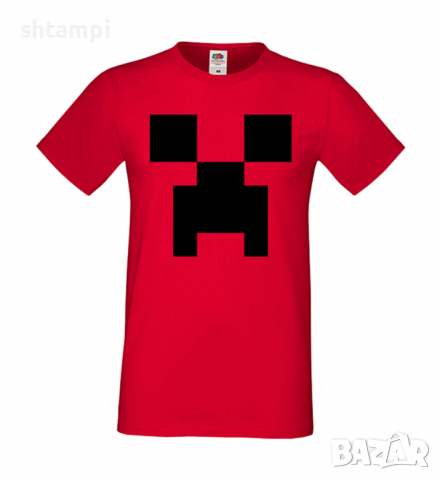 Мъжка тениска Creeper Face 1,майнкрафт Minecraft,Игра,Забавление,подарък,Изненада,Рожден Ден., снимка 16 - Тениски - 36466954