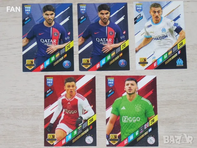 Комплект от 40 бр. футболни карти ПАНИНИ 2024 - PANINI FIFA 365 ADRENALYN XL, снимка 7 - Фен артикули - 49518445