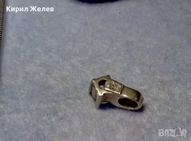 СРЕБЪРЕН ПЕНДАНТ СРЕБРО 950 с 1/2мм МАСИВНО БЯЛО ЗЛАТО 750 с ЖЪЛТА ПОЗЛАТА 22 Карата и ФИАНИТ 49301, снимка 12 - Колиета, медальони, синджири - 50342439