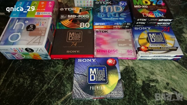 MiniDisc чисто нови, снимка 2 - Декове - 44397153