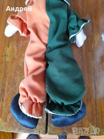 Стара кукла,клоун #12, снимка 3 - Антикварни и старинни предмети - 37920177