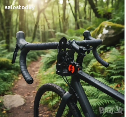 Стойка за бутилка не колело, черна поставка за шише 