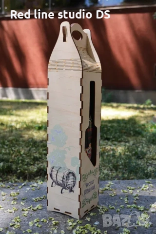 Персонализирана дървена кутия за вино, снимка 7 - Арт сувенири - 53887540