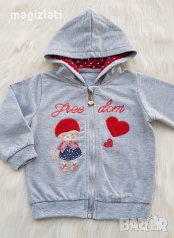 Суитчер и долнище за момиче 9-12 месеца, снимка 3 - Комплекти за бебе - 34432040