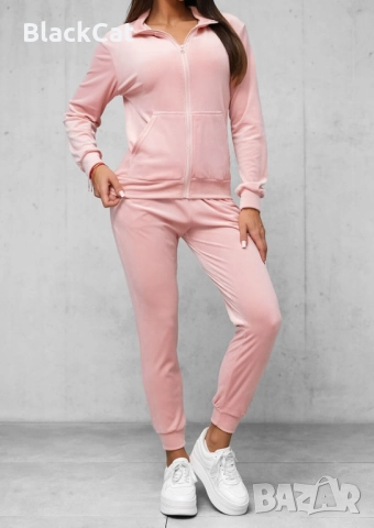 Дамски Розов Комплект Плюш, снимка 2 - Спортни екипи - 51998270