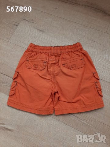 Оранжеви къси панталонки , снимка 2 - Панталони и долнища за бебе - 29371153