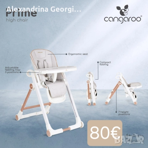 Стол за хранене Cangaroo 