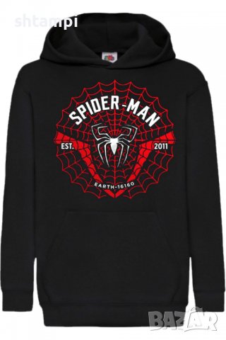 Детски Суитчър/Суитшърт Spider-man 02,Spider-man,Игра,Подарък,Изненада,Забавление,Рожден Ден