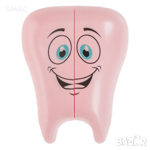 Кутийка за детска четка за зъби Зъбче розова_1230134, снимка 3 - Други - 52319795